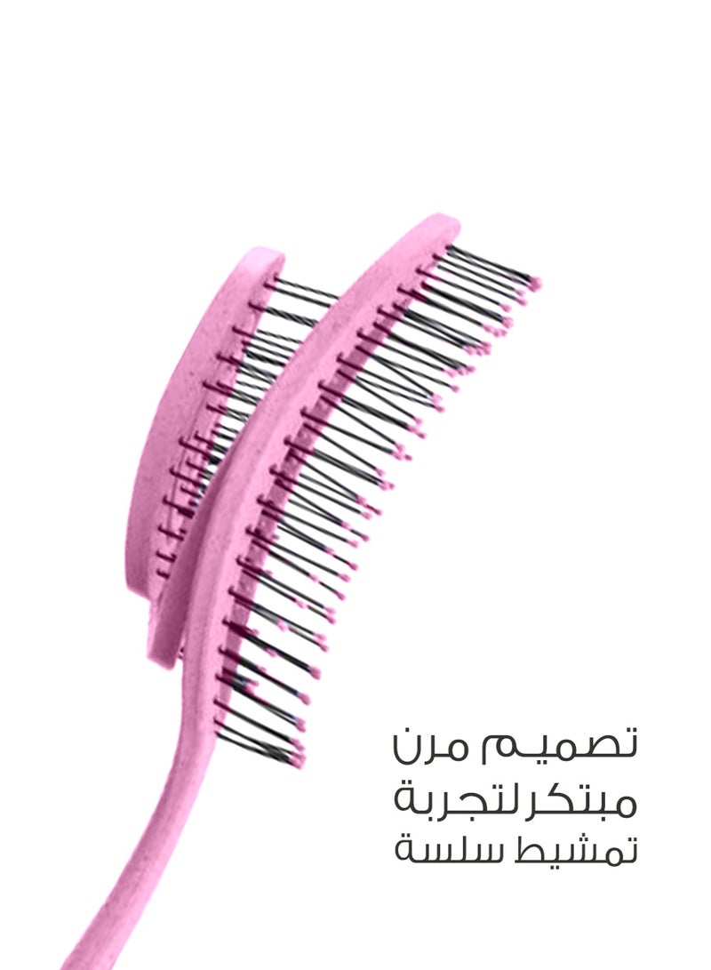 ميلا فرشاة شعر احترافية بيضاوية من ميلا - زهري - Image 3